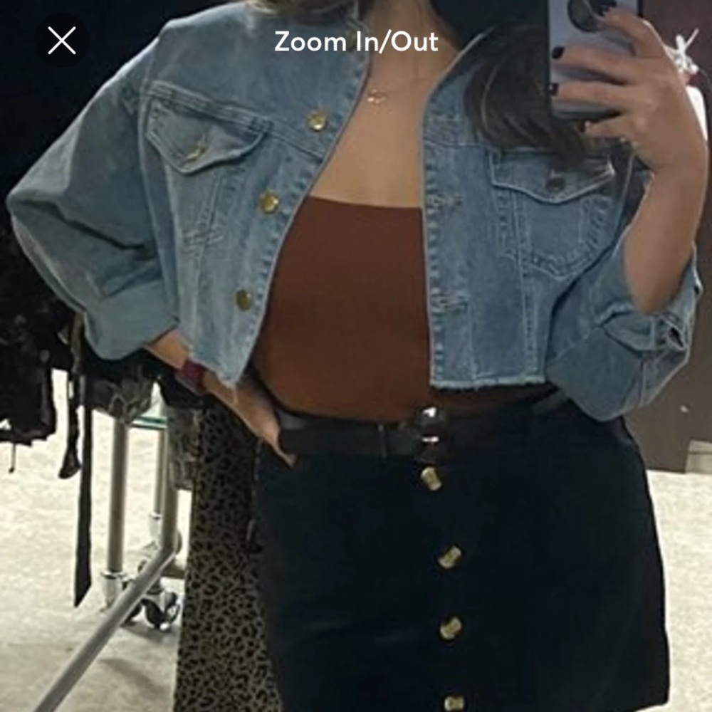 Cropped Jean Jacket